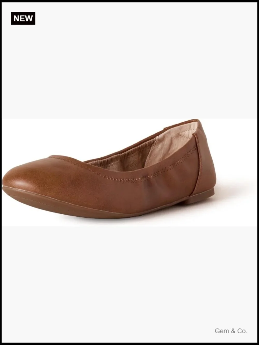 Slip-On Ballet Flats Memory Foam Non-Slip